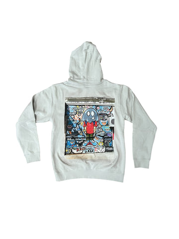 a. 160 Mural Hoodie ( Smoke )