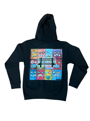 a. 160 Mural Hoodie ( Black )