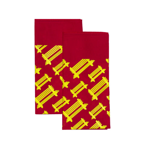 b. Red/Yellow Logo Bandana